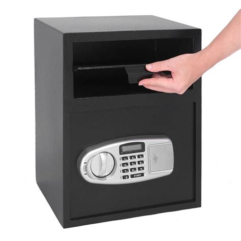 big electric safe lock deposit box|safe boxes walmart.